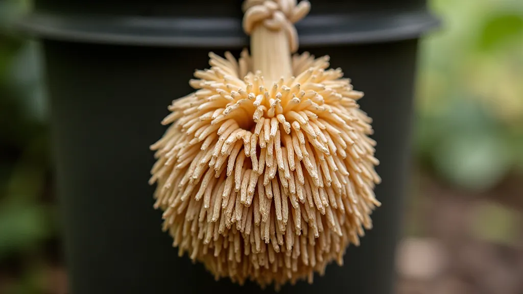 Lion's Mane mushroom ready for harvest