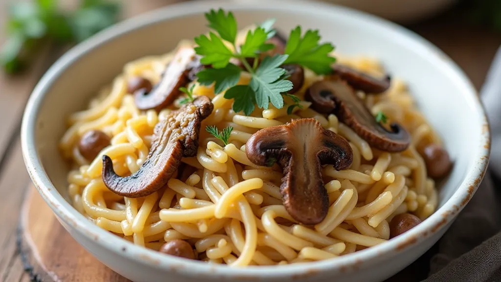 Shiitake and Maitake Mushroom Risotto